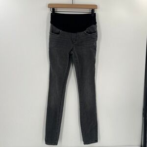 Hatch Maternity Jeans Women 25 Dark Wash Skinny Leg Stretch Over Belly Pants